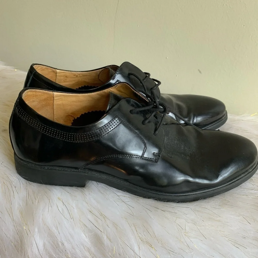 Montagut black leather shoes size 9.5